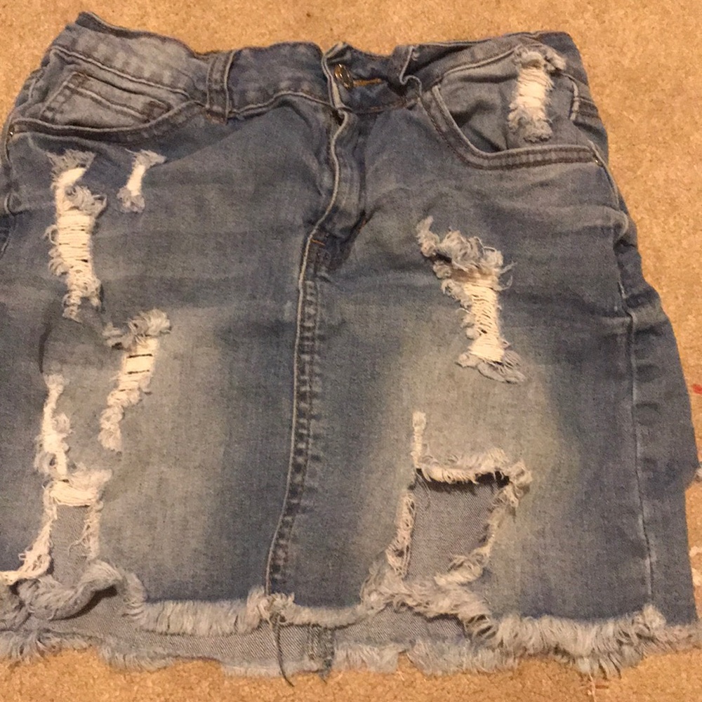 Jean skirt